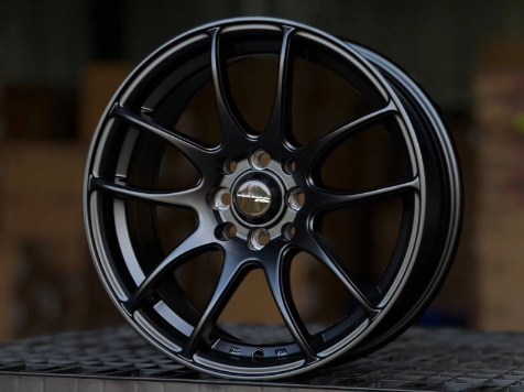 Литые диски WORK CR KIWAMI MATTE BLACK 16 4X98/4x114.3 ET35 7J D73.1