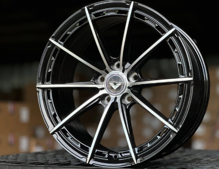Литые диски WheelForce FlowForming GLOSS BLACK FACE 18” 5x114.3 ET35 8J D73.1