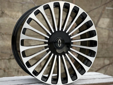 Кованые диски AITO GLOSS BLACK FACE 22” 5x120 ET35/40 9/10J D66.1