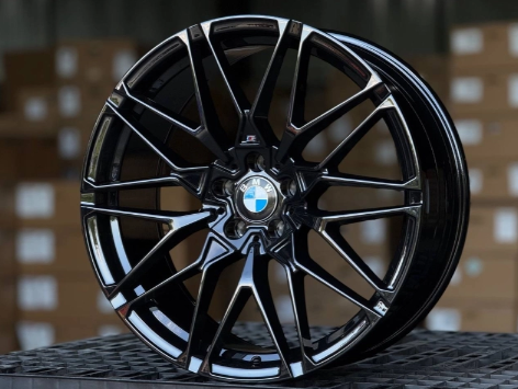 Литые диски BMW 818M style GLOSS BLACK 20” 5x112 ET27 9J D66.6