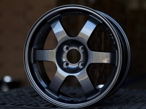 Литые диски RAYS TE37 ZS076 GUNMETAL 16” 4x100 ET40 7J D73.1
