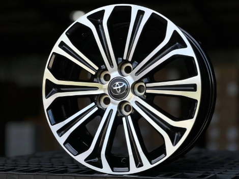 Литые диски Toyota GLOSS BLACK FACE 15”, сверловка 5x100