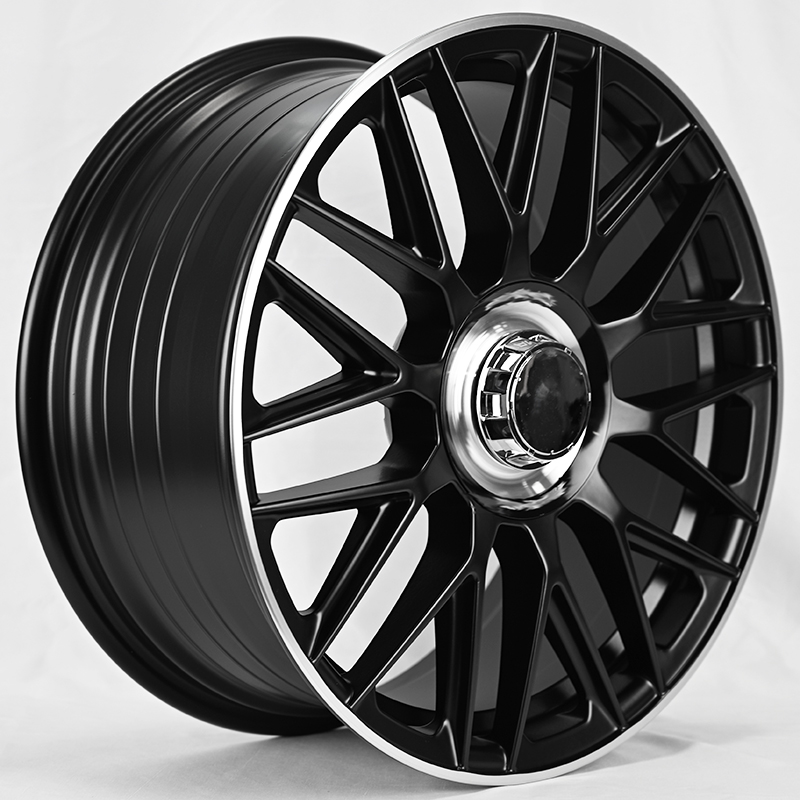 Диски KoKo Kuture YF1118 8.0x18/5x112 D66.6 ET45 Matt Black Machined Lip