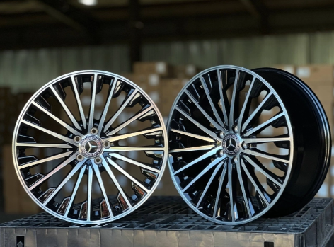 Литые диски Mercedes AMG FlowForming GLOSS BLACK FACE 19” 5x112 ET36/42 8/9J D66.5