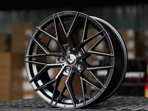 Литые диски Vorsteiner VFF107 MATTE BLACK 18” 5x112 ET38 8J D66.6