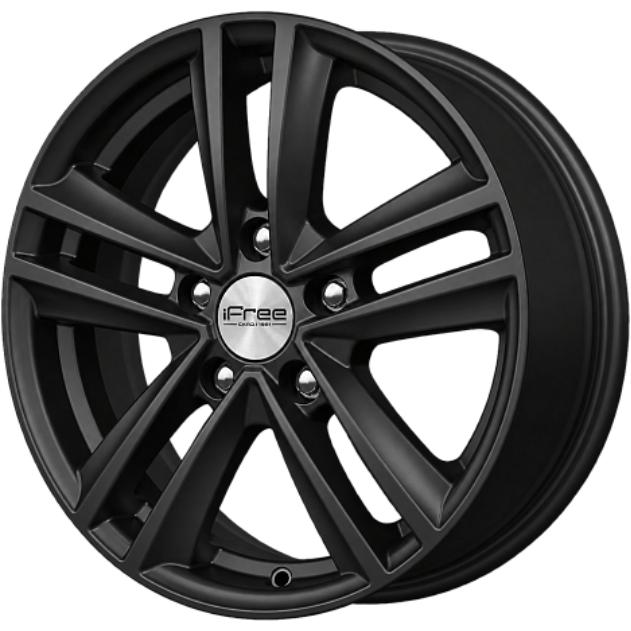 iFree Катар 6.5x16 5*114.3 ET45 DIA67.1 Блэк мэт Литой