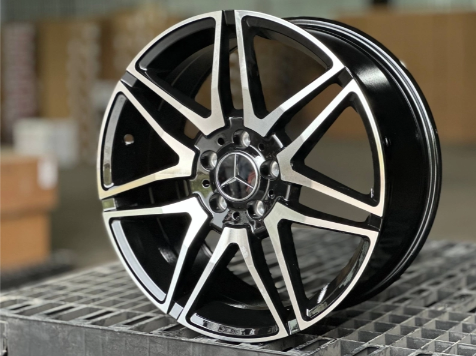 Литые диски Mercedes AMG GLOSS BLACK FACE 18” 5x112 ET45 8J D66.6