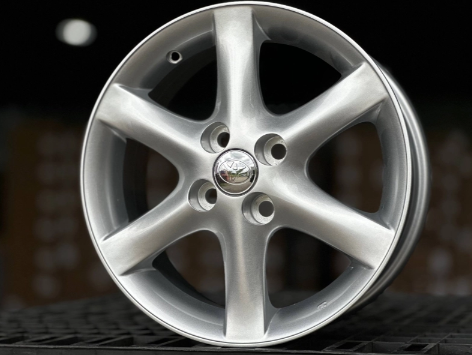 Литые диски TOYOTA SILVER FACE 15”, сверловка 4x100