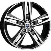 K&K Прайм 6.5x17 5*114.3 ET40 DIA66.1 Алмаз черный Литой