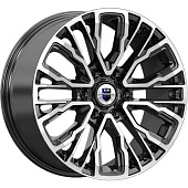 K&K Кортес 8.5x19 6*139.7 ET24 DIA77.8 Алмаз черный Литой