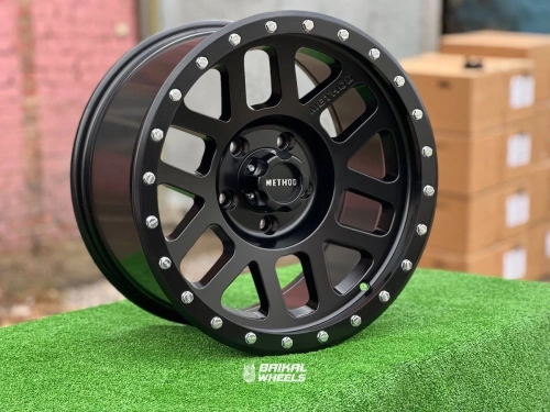 Литые диски METHOD 0302 17, 6x139.7, MATTE BLACK (DIA: 110, W: 9)