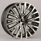 Диски Anzoo H3051F 9.0x20/5x112 D66.45 ET30 Black Machined Face