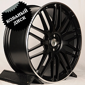 Диски Anzoo ALA5570 11.5x22/5x112 D66.56 ET47 Matt Black Machine Lip