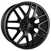 Диски Luistone L1622 10x22/5x112 D66.6 ET50 Black Matt with Lip Polish