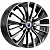 Скад Flanker 6.5x17 5*114.3 ET50 DIA67.1 Алмаз черный Литой