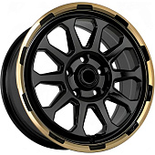 Sakura Wheels 4433 7x16 5*114.3 ET38 DIA73.1 B3TG Литой