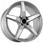 FF FBX501 7.5x17 4*100 ET38 DIA73.1 Silver Mahined Face Литой