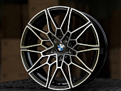 Литые диски BMW 826M style GLOSS BLACK FACE 18” 5x120 ET40 8J D72.6