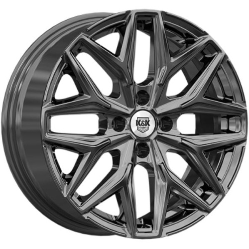 K&K Ариус 7x17 5*112 ET40 DIA57.1 Алмаз черный Литой