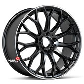 Koko FF 268 R19 8.0х19 5*112 ET43 DIA66.6 Matt Black Lip (MBL) Литой