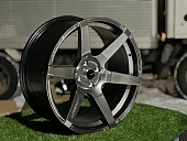 Литые диски Shogun A1 XF043  17, 4x100, HYPER BLACK (ET: 22, DIA: 73.1, W: 8.5)