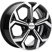 Carwel Цада 6.5x16 5*114.3 ET46 DIA67.1 BL Литой