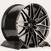 Диски Powcan BK5771 10.0x20/5x120 D74.1 ET40 BKF black clear 