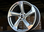 Литые диски AUDI RS FlowForming SILVER FACE 21” 5x112 ET25 9J D66.6