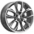 Скад КР001 7x18 5*114.3 ET40 DIA66.1 Diamond gloss graphite Литой