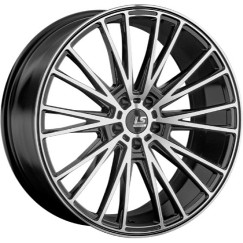 LS RC60 9x21 5*114.3 ET35 DIA60.1 BKF Литой