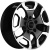 Khomen KHW 1725 6.5x17 5*139.7 ET35 DIA98.5 Black-FP Литой