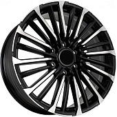 FF FBX422 8x20 6*139.7 ET35 DIA78.1 Black Machined Face Литой