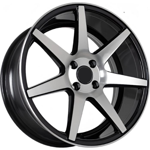 FF 862 7.5x17 4*100 ET28 DIA73.1 Black Machined Face Литой