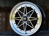 Литые диски WORK EQUIP GLOSS BLACK FACE 15” 4x100 ET35 5.5J D73.1