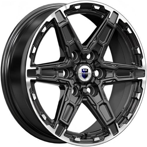K&K Дистрикт 8x18 6*114.3 ET46 DIA67.1 Алмаз черный Литой