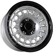 FF KF60 8.5x18 5*150 ET10 DIA110.5 Silver With Black Lip Литой