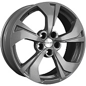 Khomen KHW 1724 7x17 5*110 ET46 DIA63.3 Gray Литой