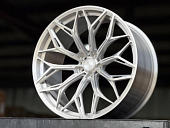 Кованые диски FORGED TITAN BMW X5/X6/X7 GLS GLE SILVER BRUSHED 22” 5x112 ET0 10/11J D66.6