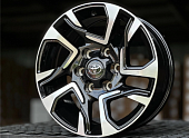 Литые диски TOYOTA FlowForming GLOSS BLACK FACE 17” 6x139.7 ET25 7.5J D106.1