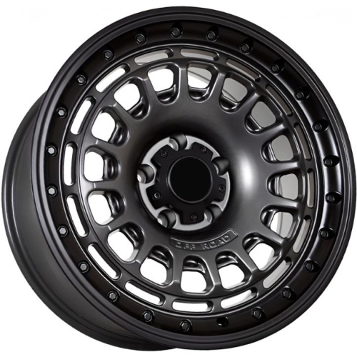 FF KF60 8.5x18 5*127 ET-15 DIA71.6 Matt Gunmetal with Matt Black Литой