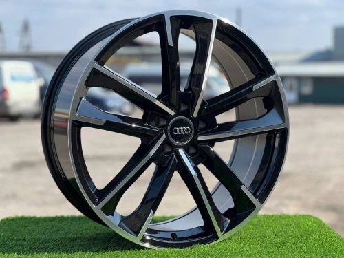 Литые диски AUDI 1065 19, 5x112, GLOSS BLACK FACE (ET: 30, DIA: 66.5, W: 8.5)