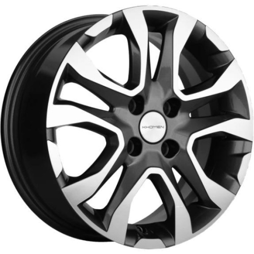 Khomen KHW 1503 6x15 4*100 ET50 DIA60.1 Gray-FP Литой