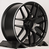 Диски Anzoo H933F 10.0x22/5x130 D84.1 ET35 Matt Black Machine Lip