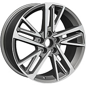 Khomen KHW 1815 8x18 5*114.3 ET45 DIA60.1 Gray-FP Литой
