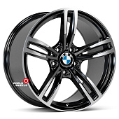 Koko 437 OEM R18 9.5х18 5*120 ET35 DIA72.6 Black Machined (BP) Литой