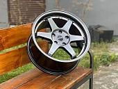 Литые диски RAYS TE37 KS090 17, 5x114.3, HYPER BLACK (ET: 30, DIA: 73.1, W: 8.5)