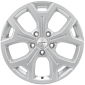 Khomen KHW 1710 6.5x17 5*120 ET55 DIA65.1 F-Silver Литой