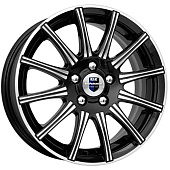 K&K Сиеста 5x13 4*98 ET38 DIA58.6 Алмаз черный Литой