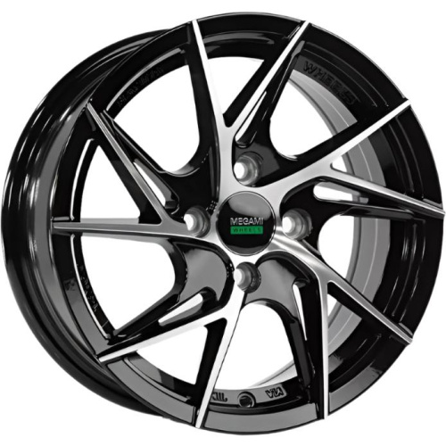 Megami MGM-24 6x14 4*100 ET35 DIA73.1 BKF Литой
