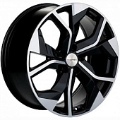 Khomen KHW 2006 8.5x20 5*112 ET20 DIA66.6 Black-FP Литой